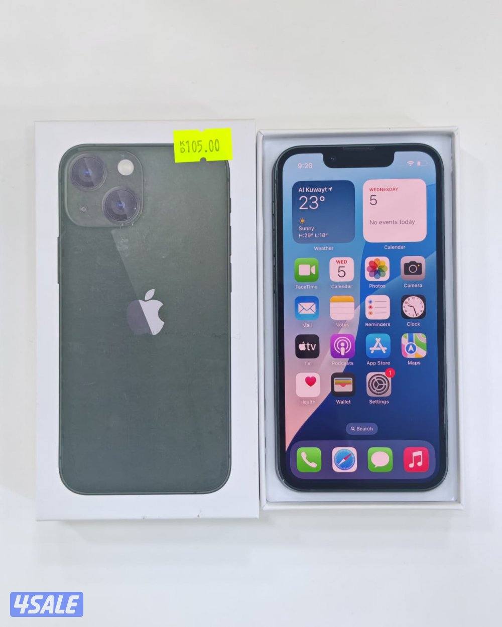 ايفون 13 ميني – 128 جيجا – أخضر –75% iPhone 13 Mini – 128GB – Green7