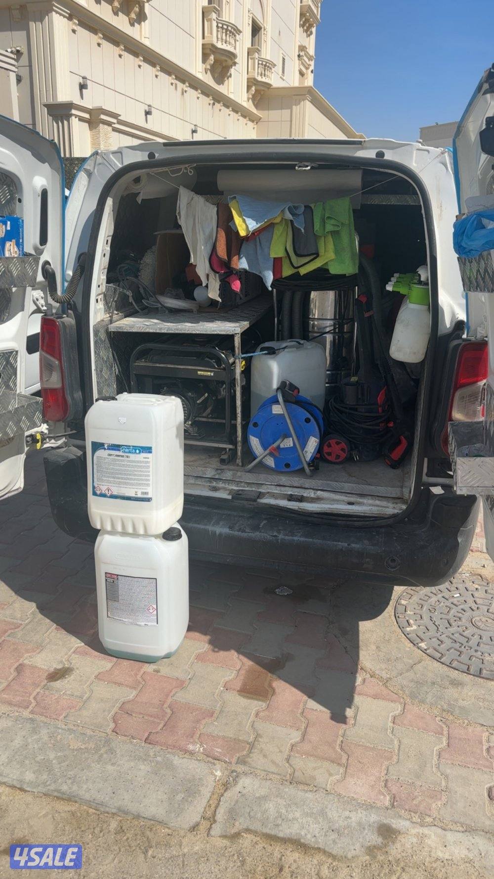 للبيع بيجو مشروع غسيل سيارات جاهز واغراضه شبه جديده1