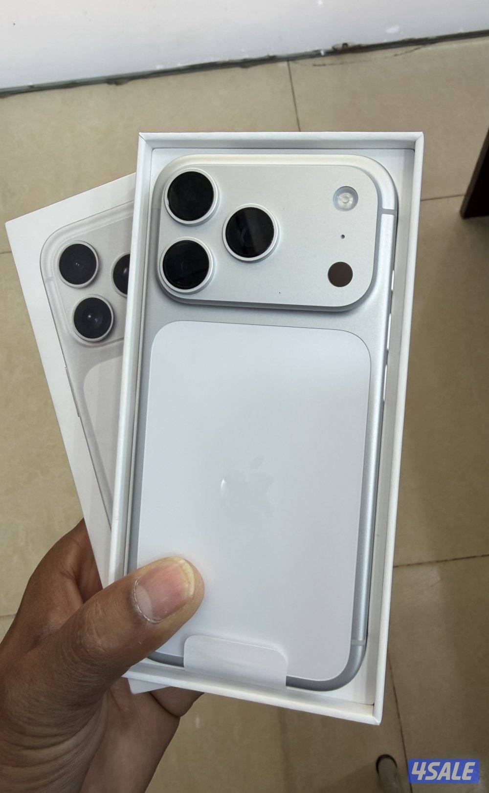 iPhone 17 pro 512gb white color Arabic version used available here2
