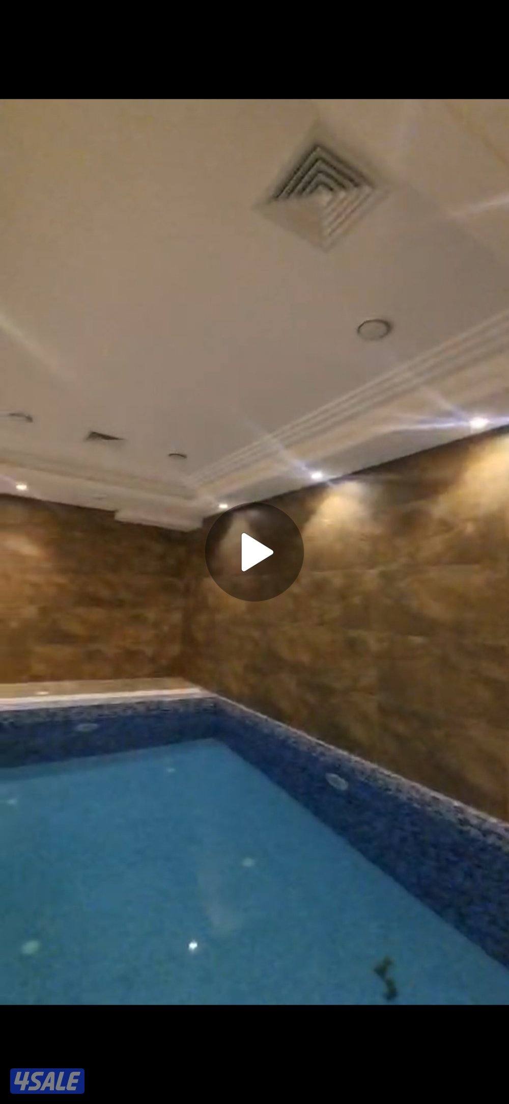 للايجار دور دبلكس في المسايل  ارضي مع سرداب حمام سباحة ٤ غرف صالة مطبخ0