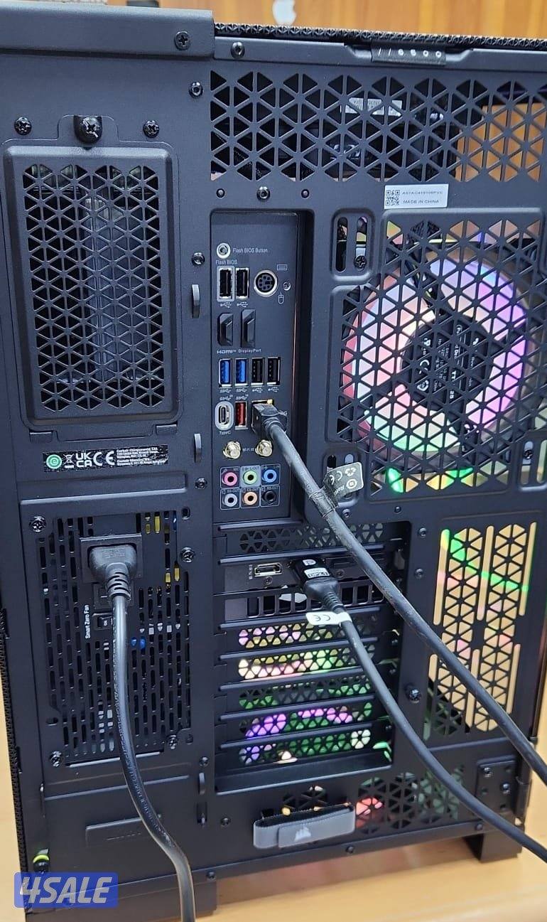 للبيع بي سي جيمنق Core i914Gen/64GB ram/2TB SSD /5070Ti RTX 16GB Nvidi2