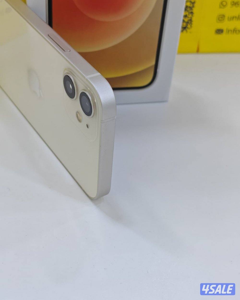 ايفون 12 ميني – 128 جيجا – أبيض – iPhone 12 Mini – 128GB – White 82%1