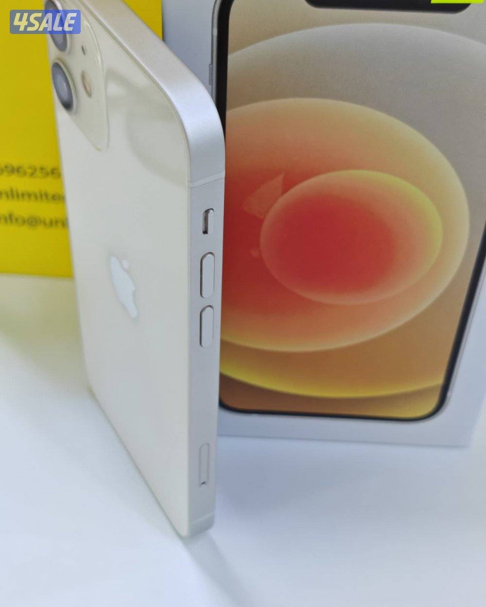 ايفون 12 ميني – 128 جيجا – أبيض – iPhone 12 Mini – 128GB – White 82%5
