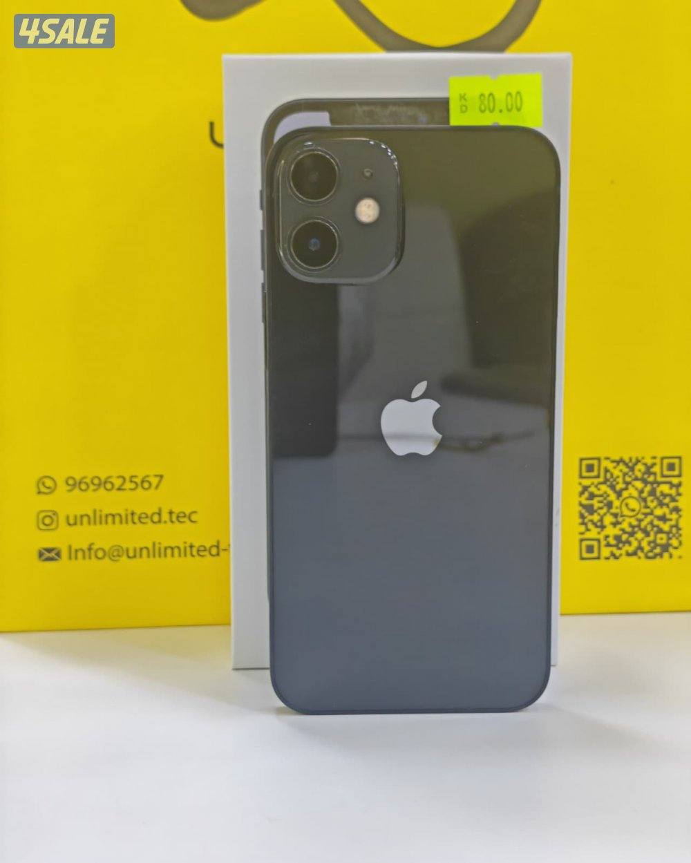 ايفون 12 ميني – 128 جيجابايت – أسود – iPhone 12 Mini – 128GB – Black4