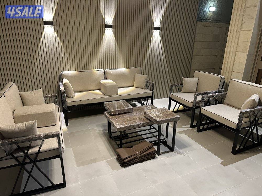 كراسي خارجيه قعدات اطقم خشب سعودي15