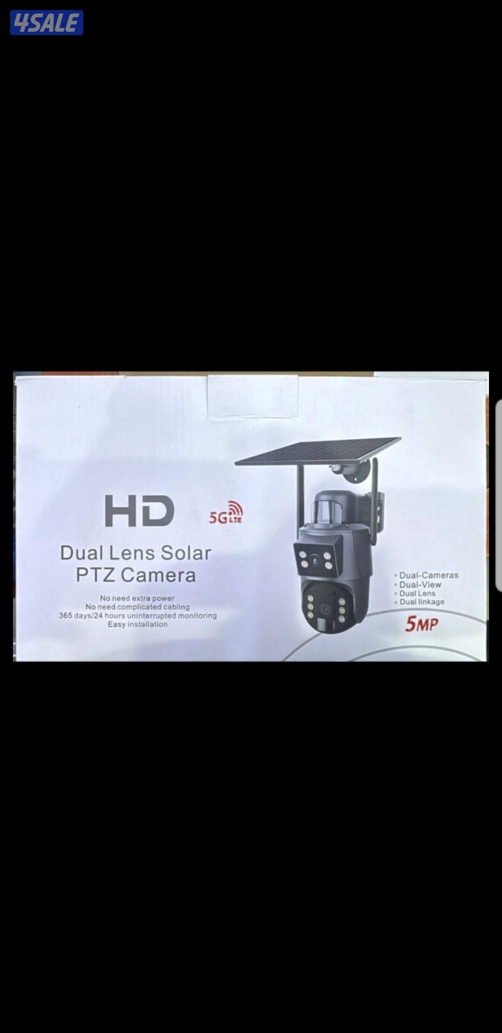 كاميرا طاقه عدستين ثابته ومتحركه تتبع الأشخاص صوت وصوره سبيكرمايك1