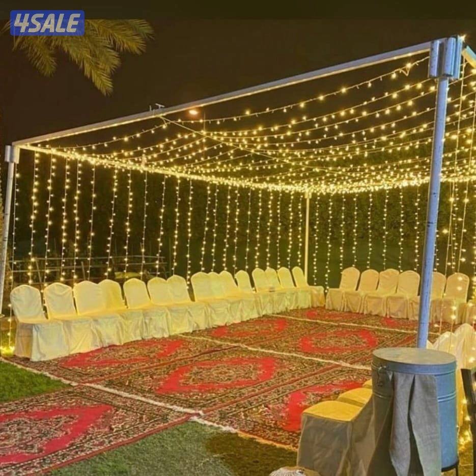 تأجير خيمة بيت شعر كراسي وطاولات غنفات مكيفات13