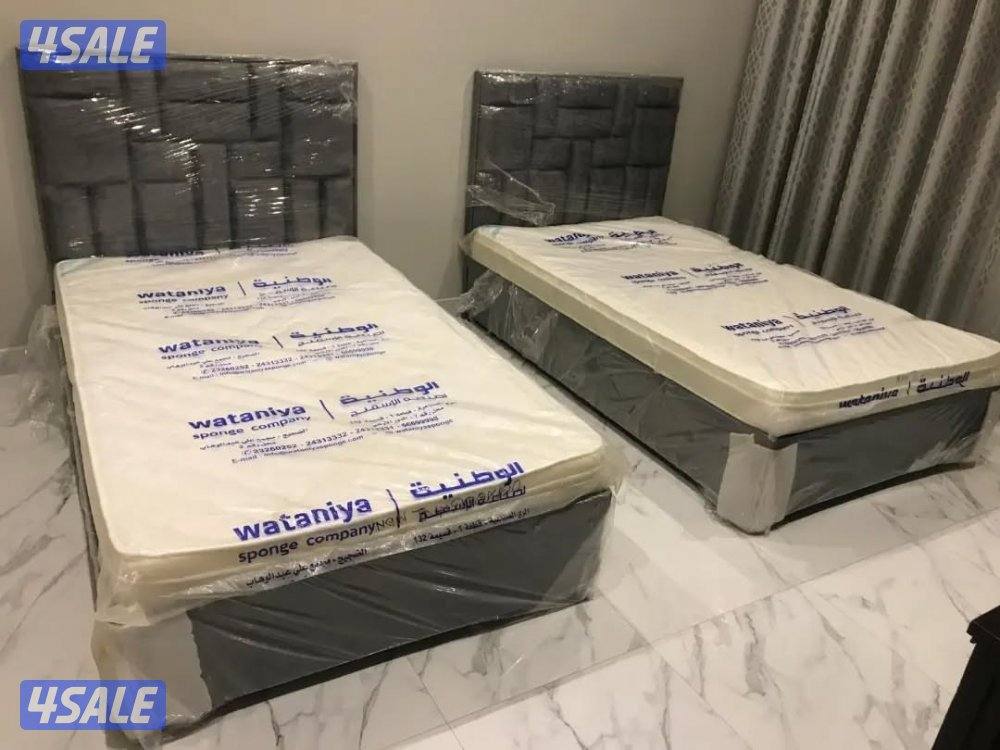 سراير نفر ونص مع الفرشه والتوصيل مجاني5