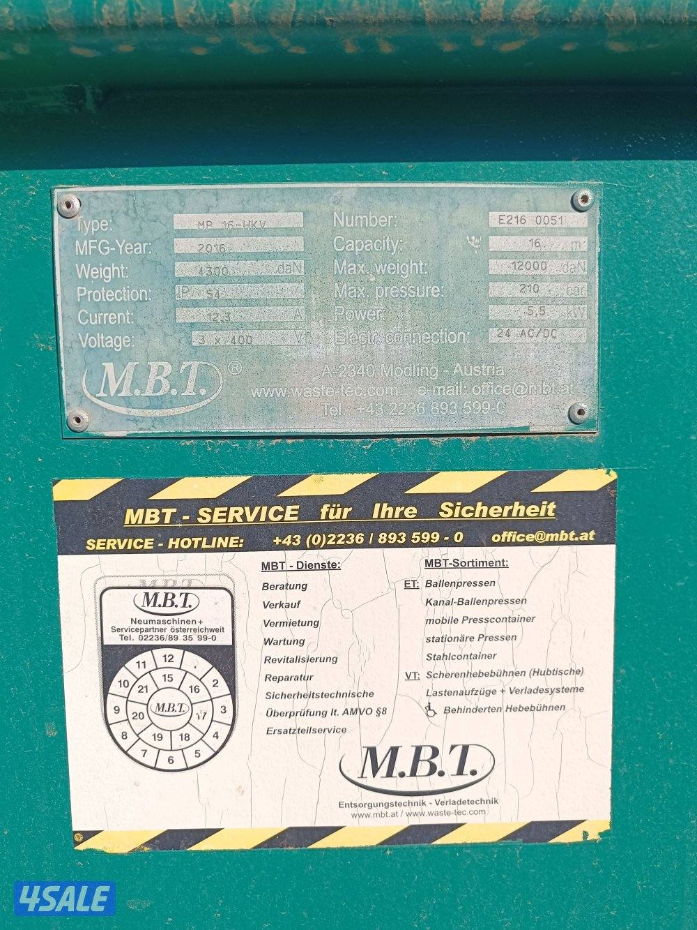 مكبس نفايات طبية4