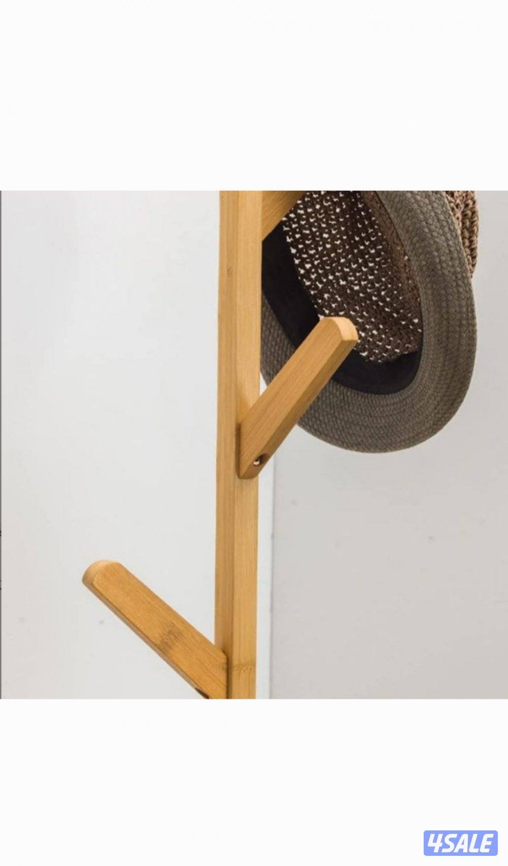 🪵 علاقة ملابس خشبية بثلاث طوابق8