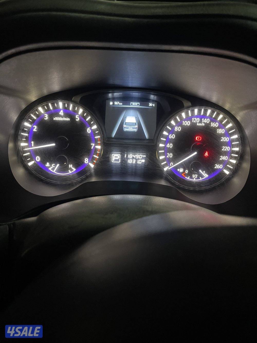 سياره انفنتيQX60 موديل ٢٠١٤(أعلي فئه) صبغ الوكالة عداد (١٢٢)بيمه ١١شهر4