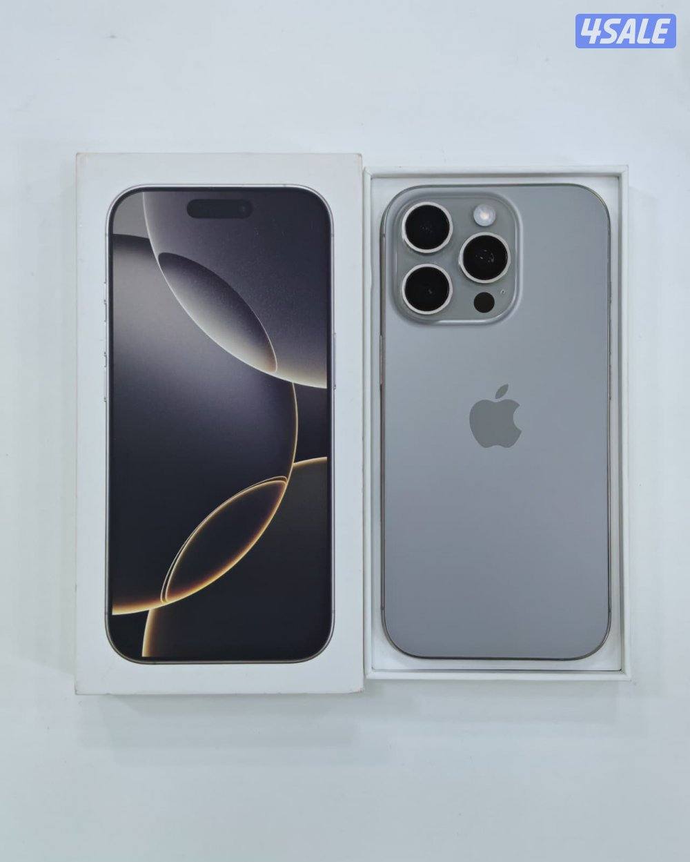 ايفون 16 برو – 256 جيجابايت – تيتانيوم طبيعي – iPhone 16 Pro – 256GB0