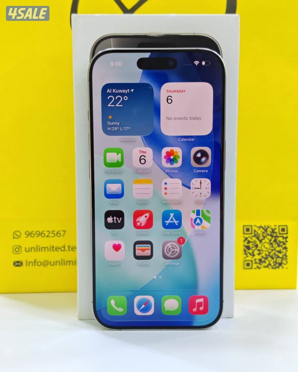 ايفون 16 برو – 256 جيجابايت – تيتانيوم طبيعي – iPhone 16 Pro – 256GB8