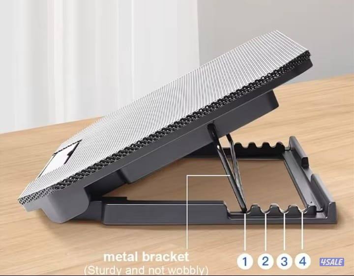 جهازك يسخن؟الأداء يضعف؟مبرد لابتوب بـ 8 مراوح ! الحل عندنا4