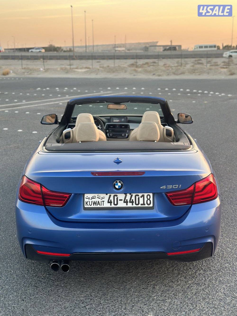 بي ام 430i كشف مديل 2018 عداد 1243