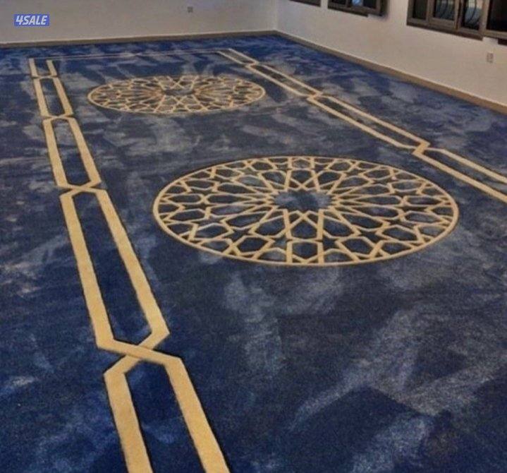 مساند ضهر سجاد سعودي و تركي نقشات حفر يدوي تركيب فني7