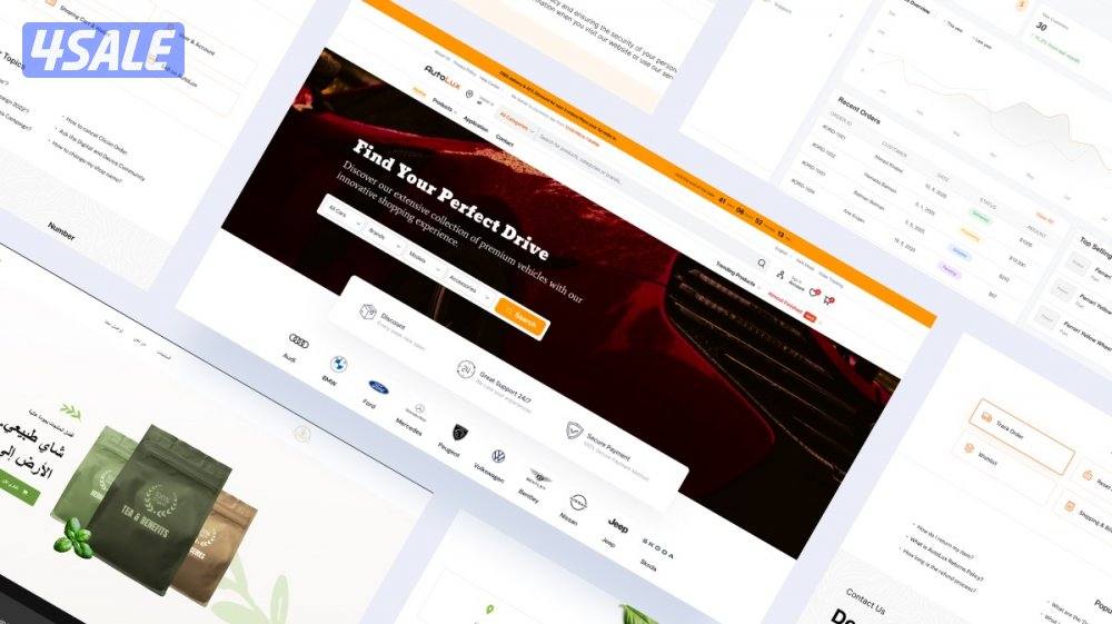 تصميم موقع الكتروني بالكامل1