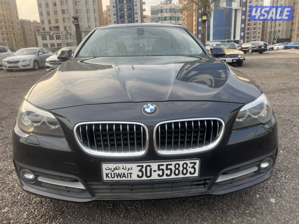 بي ام دبليو 520 اسود 2015 ماشي 200 الف بحاله ممتازه فحص بالكامل3