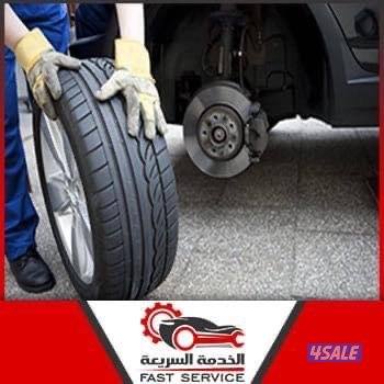 بطارية@تبديل بطارية@بنشرتبديل دهن وفلترتوصيل بانزين اطاراة كراج متنقل5