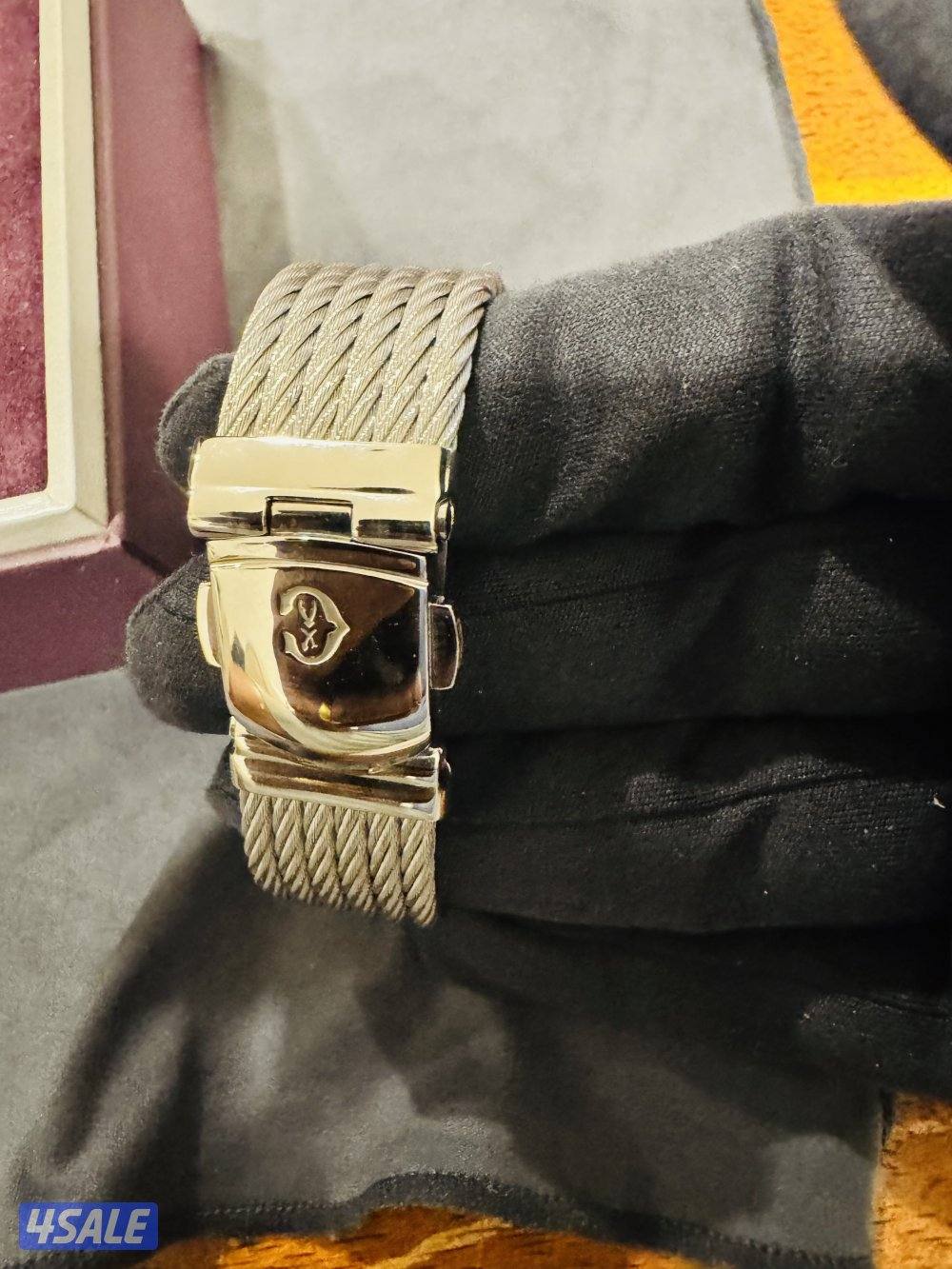 Made in swiss Charriol 40 mm st steel cable watch Alexander C1