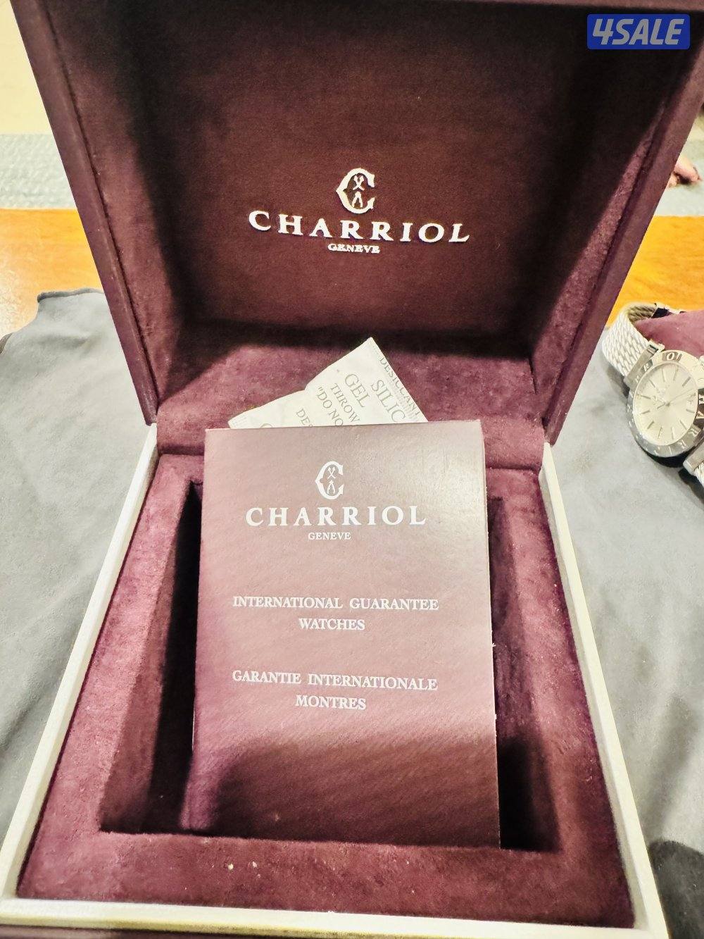 Made in swiss Charriol 40 mm st steel cable watch Alexander C7