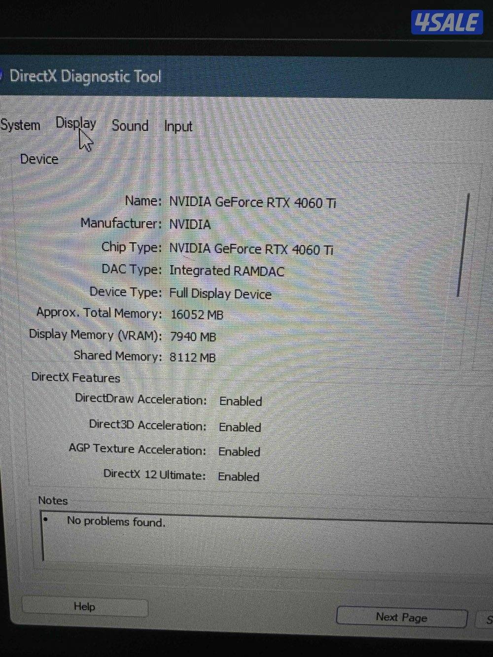 سيت اب كامل / 4060 ti10