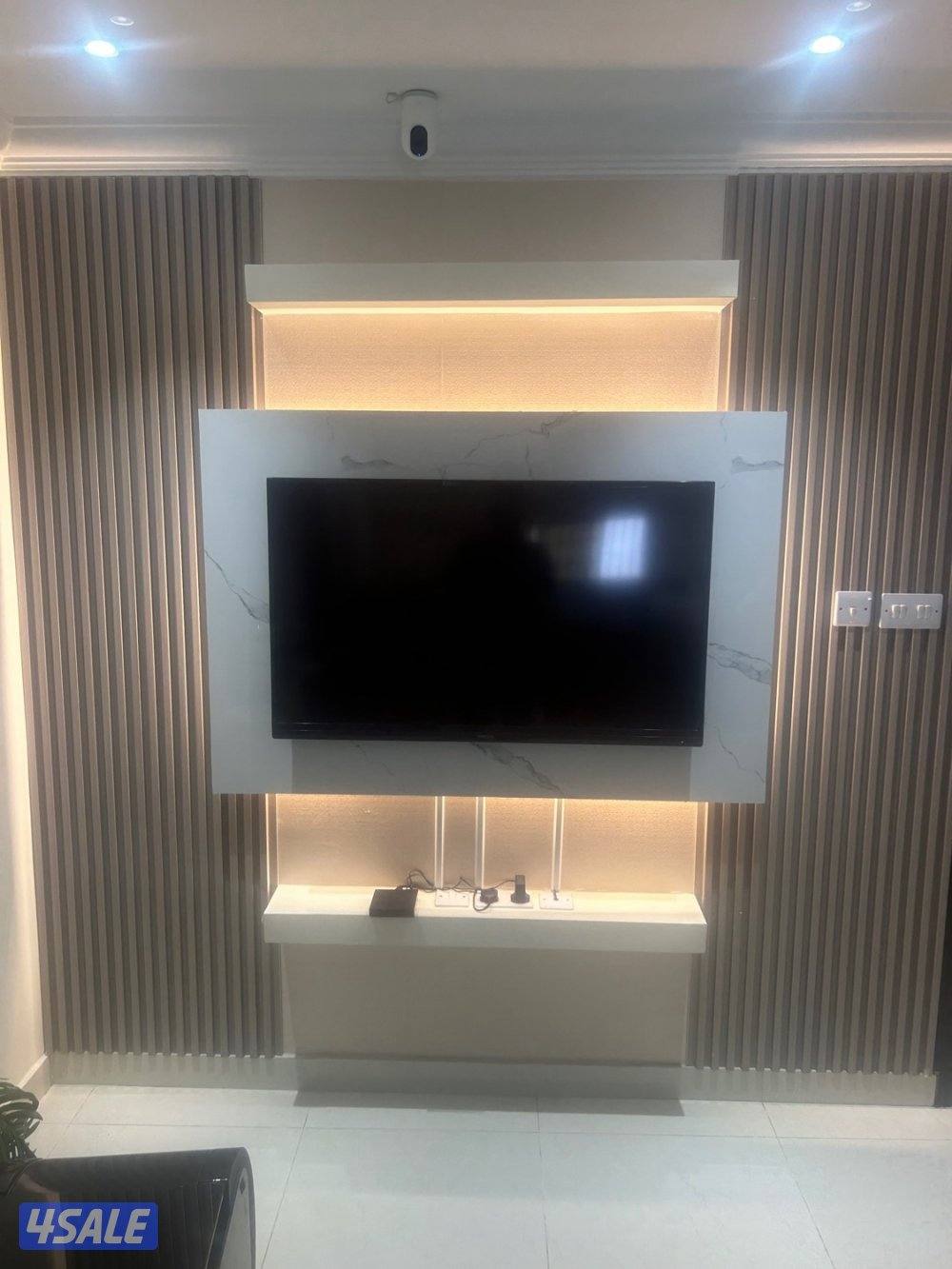 معلم جپسم بورد سيمنت بورد ديكور جپس تركيب بديل خشب قطان4