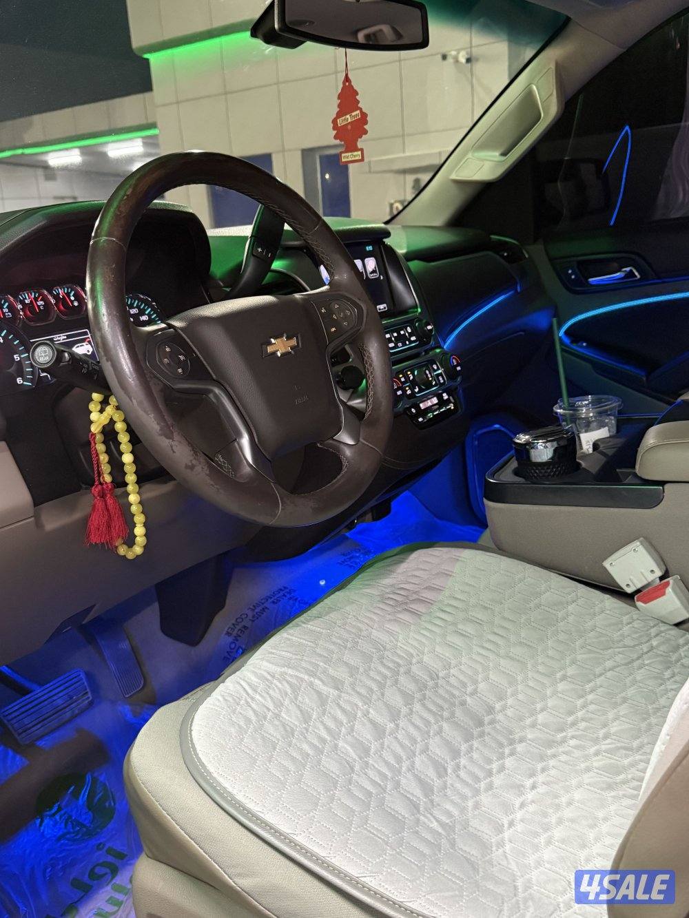 للبيع تاهو موديل 2017 دبل قير سيرفس وكاله . سبير الوكاله موجود مانزل3