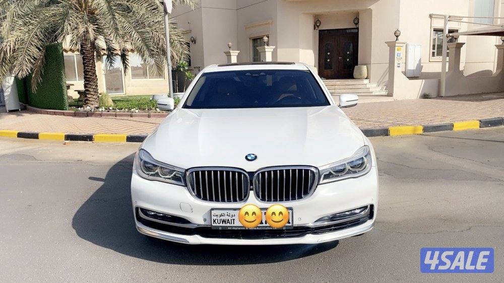 للبيع : BMW 750 Li  موديل 2016  تون تيربو 8 سلندر وارد الوكاله .2
