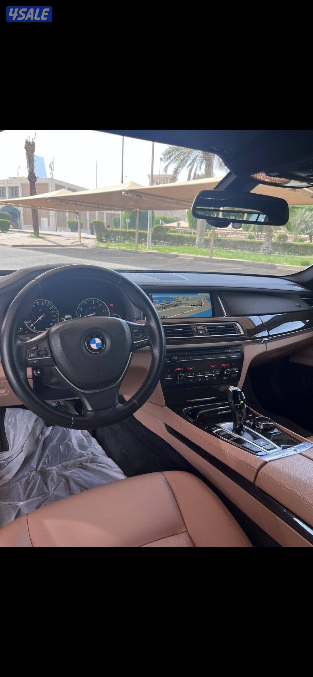 للبيع bmw730 صبغ الوكاله 2015 عداد 54 الف4