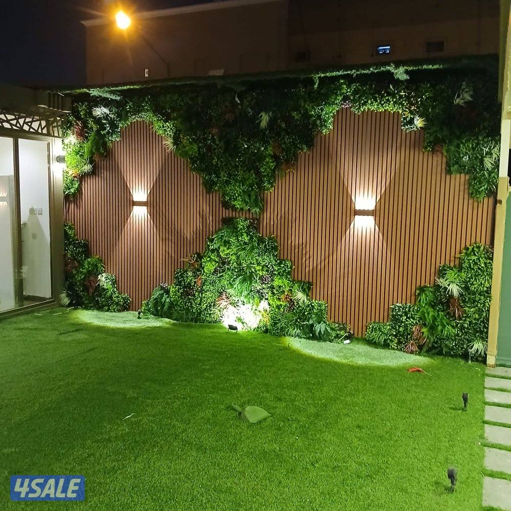 تنسيق حدائق تركيب تيل صناعي وطبيعي تركيب سور تركي1