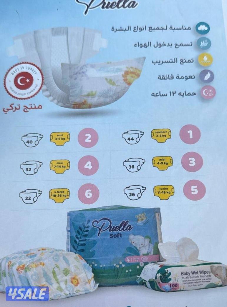 عرض خاص وخصم 45٪ علي حفضاضه بيولا مقاس من [1_6]السعر موحد1