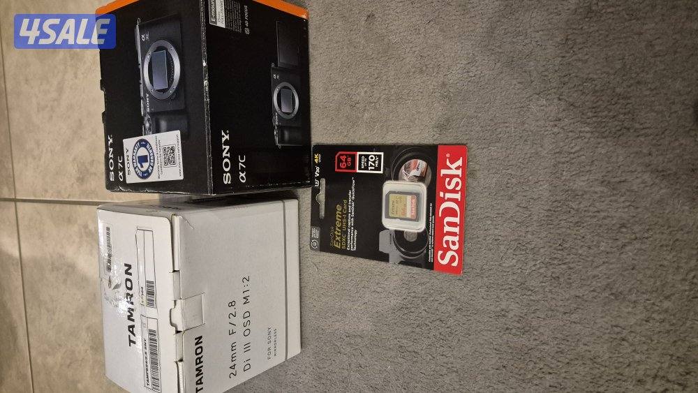 Sony alpha 7c compact Full-Frame Mirrorless Camera + Tamron 24mm F/2.81