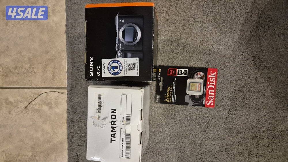 Sony alpha 7c compact Full-Frame Mirrorless Camera + Tamron 24mm F/2.80