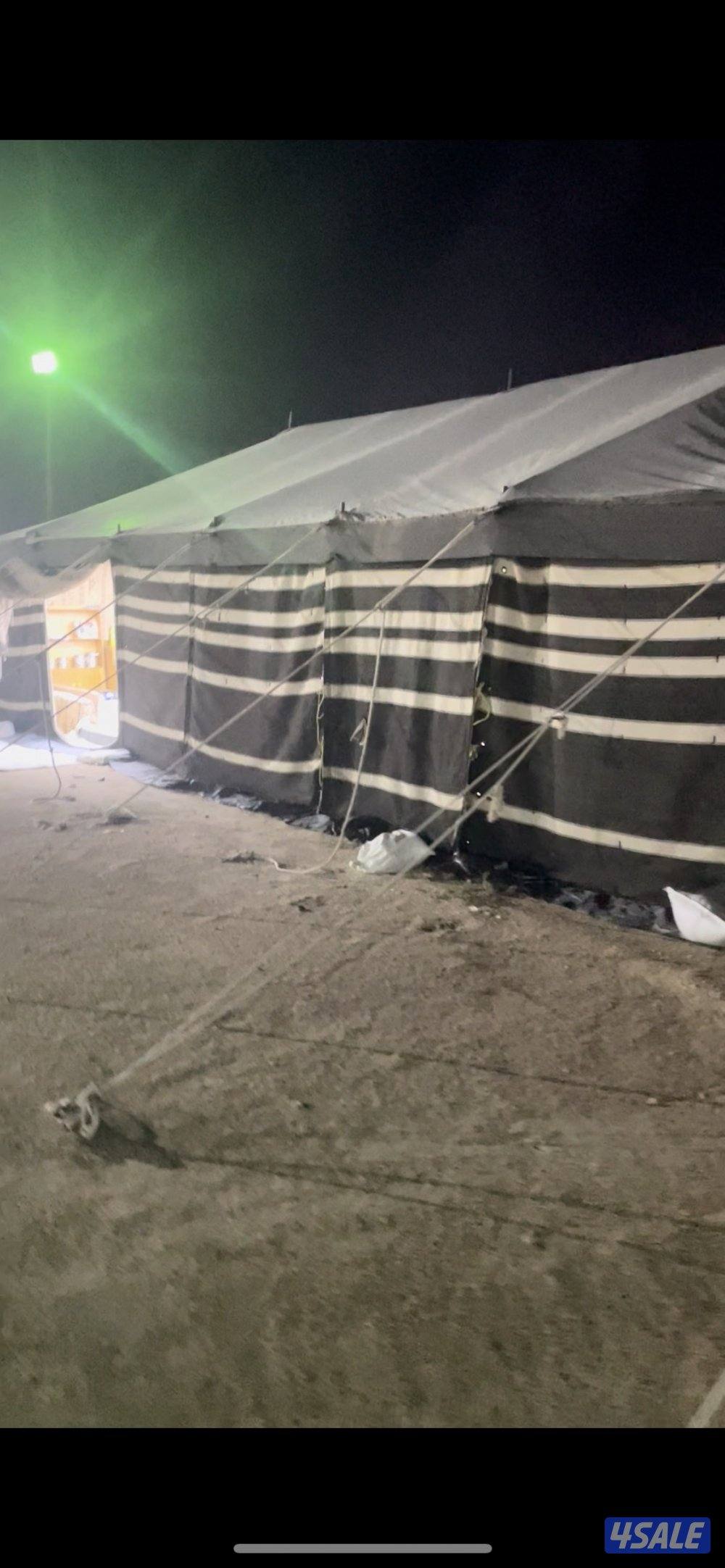 للبيع خيمة بيت شعر اصلي الاماني  14ب6 معها مساند شرط ماتخر بالمطر0