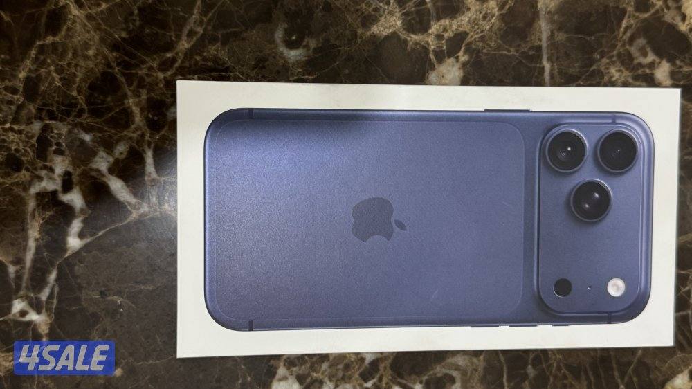 للبيع ايفون 17 بروماكس 512 gb الجهاز جديد بالكرتون1