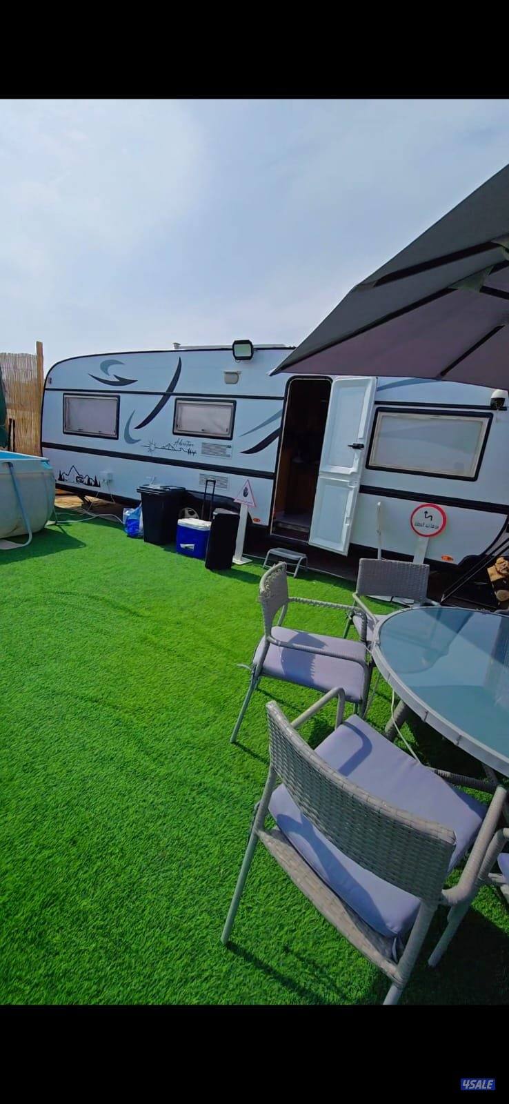 كشته برية بحرية للإيجار كرفان VIP9