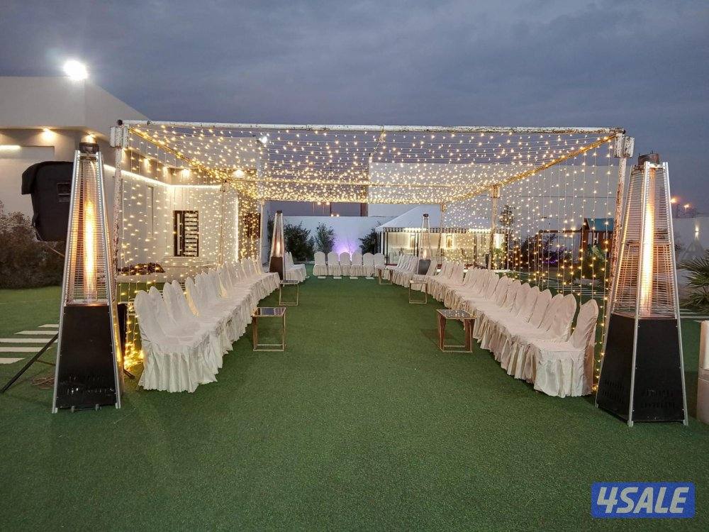 تأجير كراسي طاولات تسكير حدائق زينه اعراس مربعات زينه3