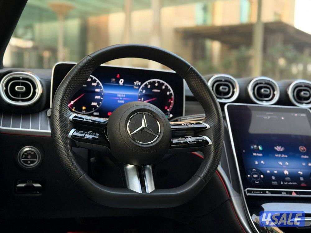 مرسيدسC200 كتAMG موديل2023 عداد51الف وارد الملا سيرفس منتظم6