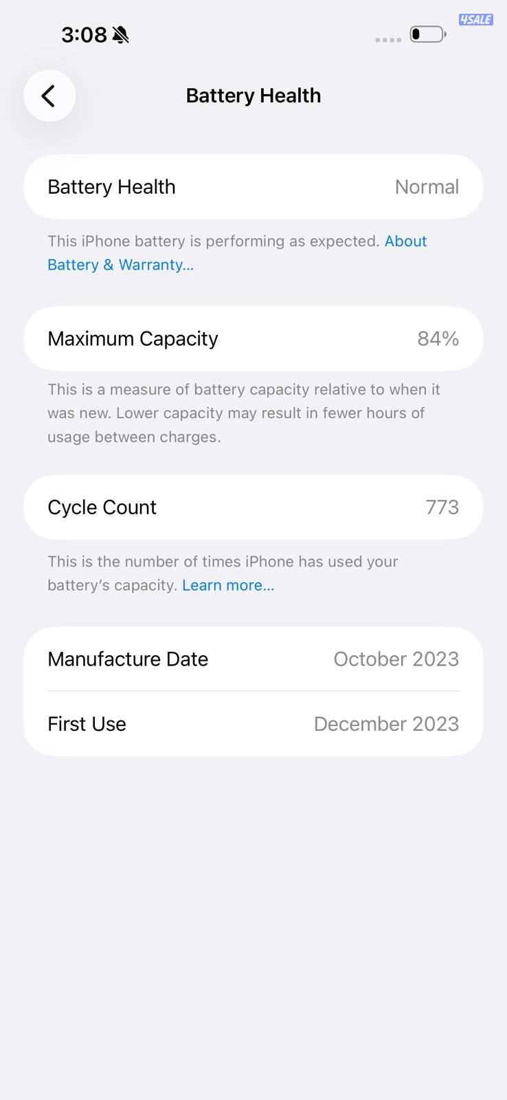 ايفون 15 برو ماكس 256 جيجا تيتانيوم iPhone 15 Pro Max 256GB Natural1