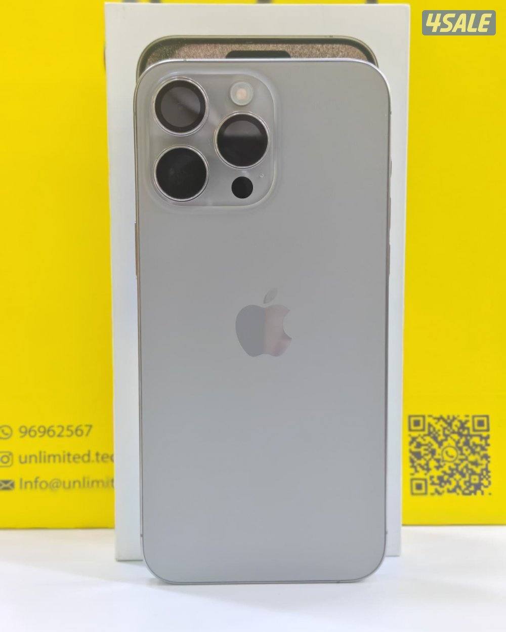 ايفون 15 برو ماكس 256 جيجا تيتانيوم iPhone 15 Pro Max 256GB Natural4