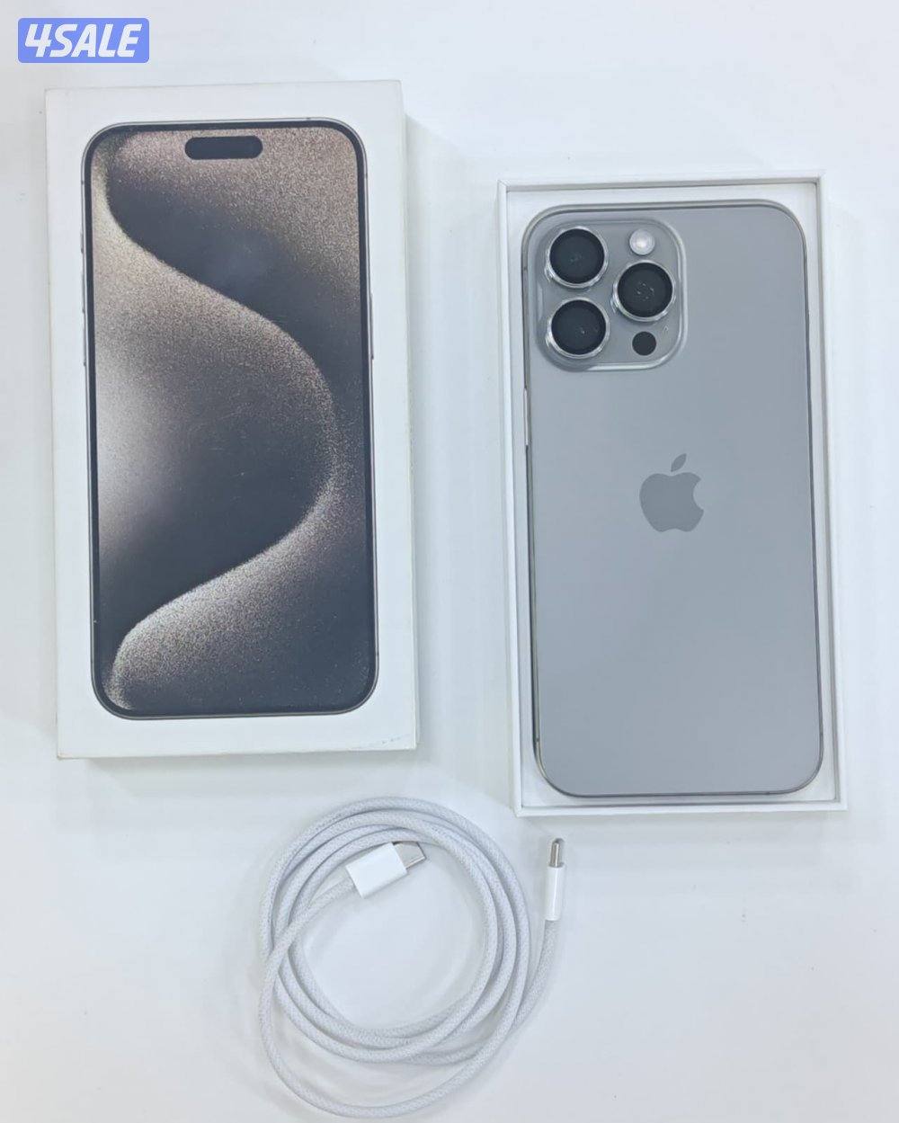 ايفون 15 برو ماكس 256 جيجا تيتانيوم iPhone 15 Pro Max 256GB Natural9