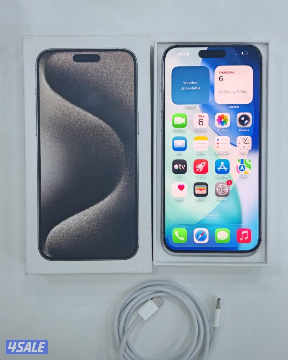ايفون 15 برو ماكس 256 جيجا تيتانيوم iPhone 15 Pro Max 256GB Natural10
