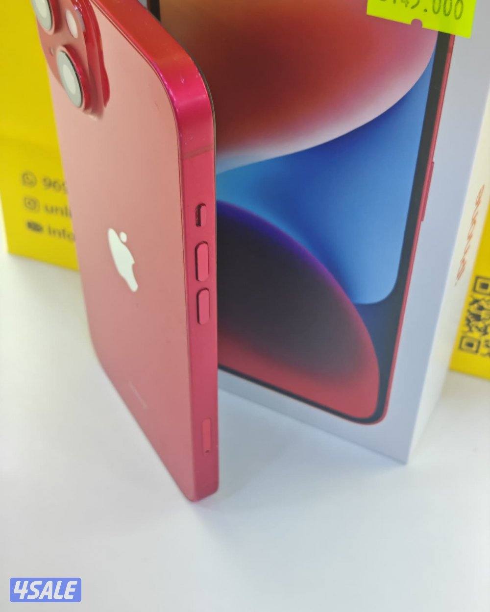 ايفون 14 بلس 256 جيج أحمر iPhone 14 Plus 256GB Red Used like new6