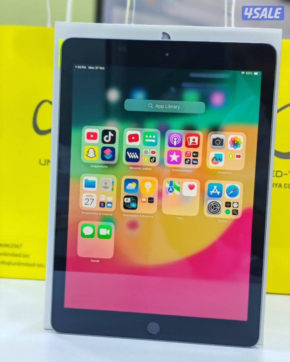 ايباد 32 جيجابايت رمادي iPad 6th Gen 32GB Gray Used like new0