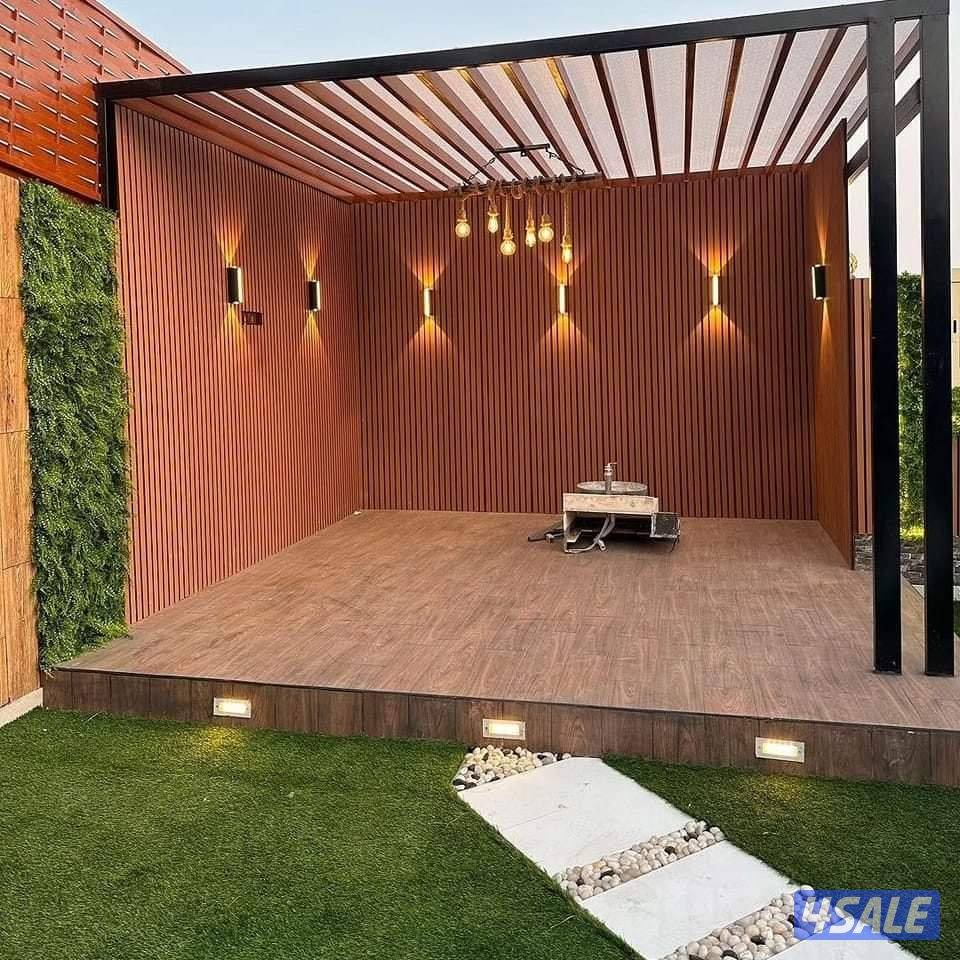 تنسيق حدايق سيراميك سياج تيل ممرات مظلات3