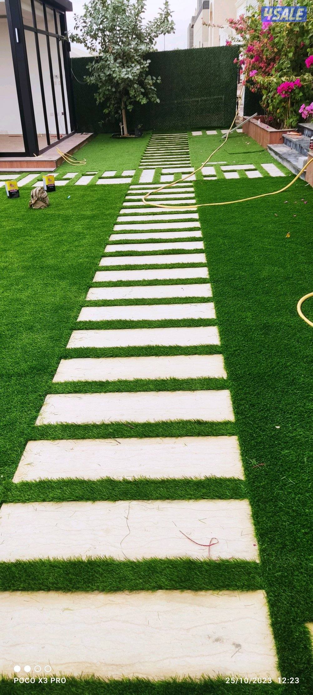 تنسيق حدايق سيراميك سياج تيل ممرات مظلات1