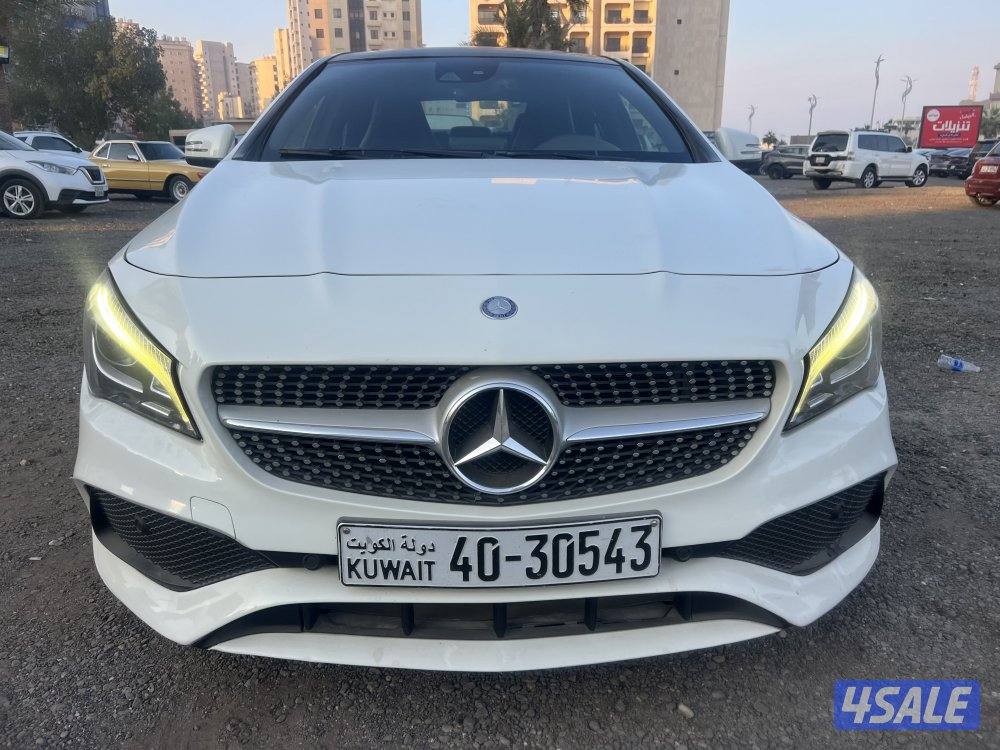 مرسيدس CLA 250 ابيض 2017 صبغ وكاله بحاله ممتازه2
