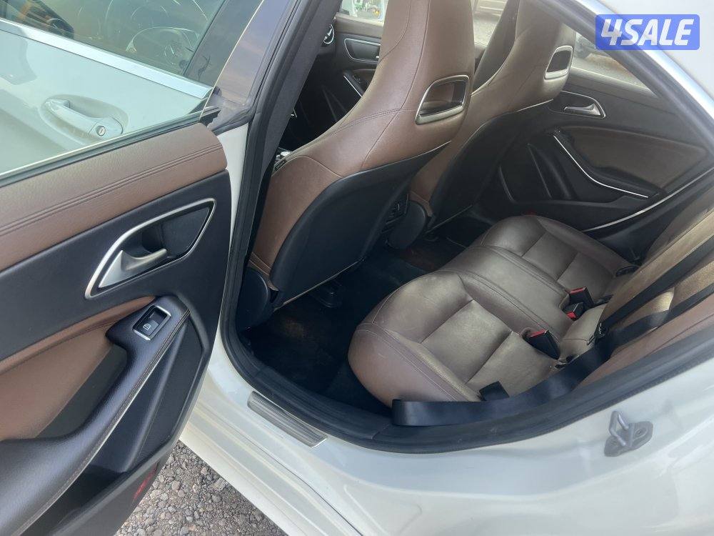 مرسيدس CLA 250 ابيض 2017 صبغ وكاله بحاله ممتازه5