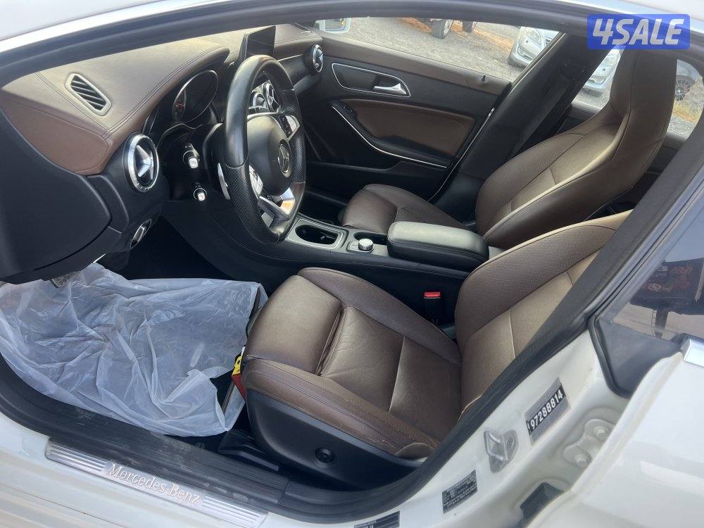 مرسيدس CLA 250 ابيض 2017 صبغ وكاله بحاله ممتازه11